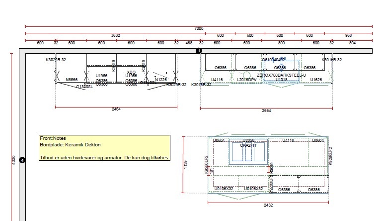 Notes køkken fra Svane Køkkenet